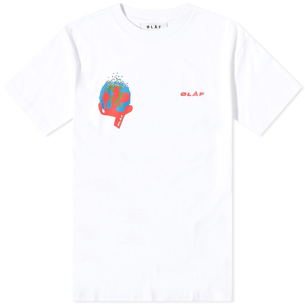 Olaf Hussein Friends Tee Optical White 