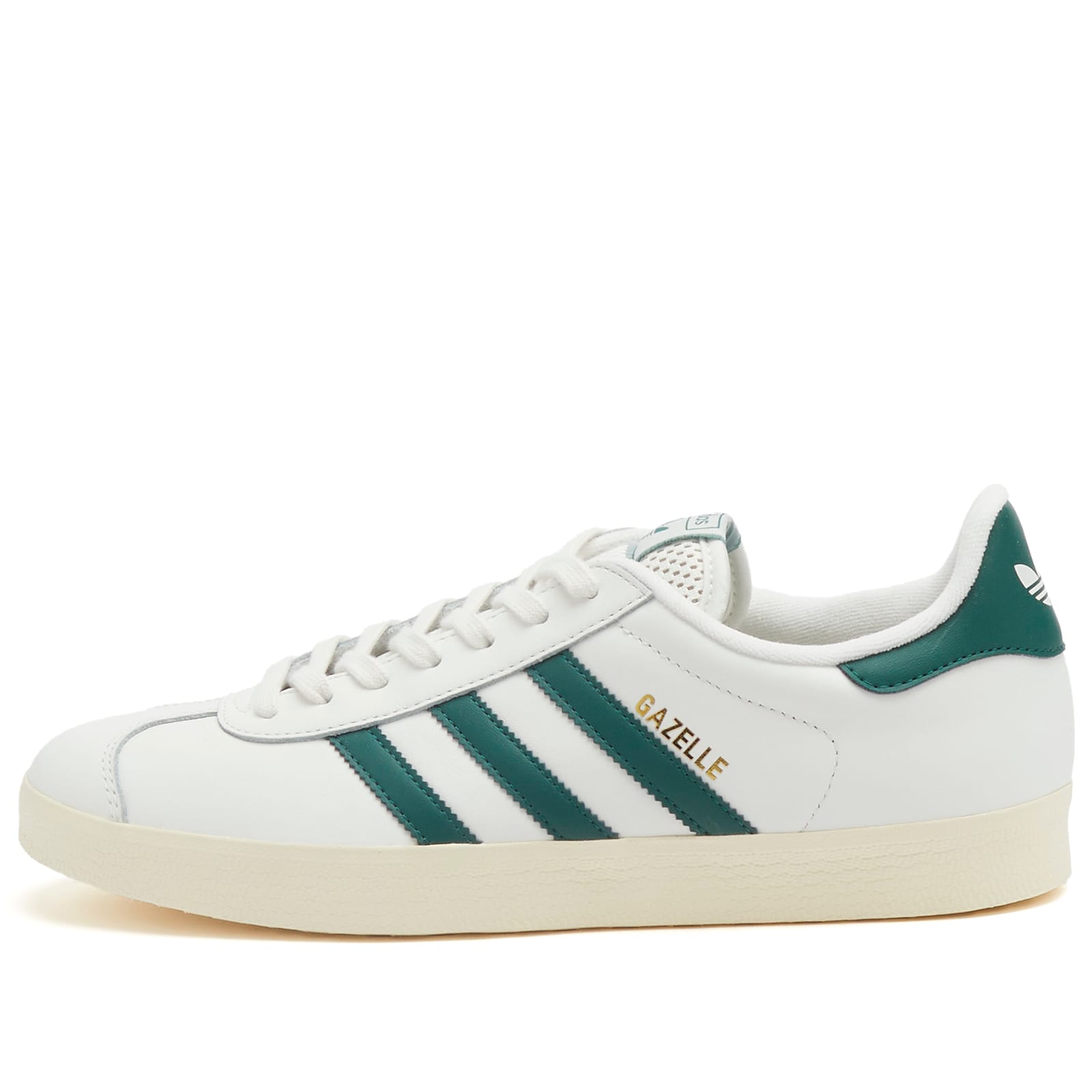 Adidas Men's Gazelle Sneaker Core White/Green Curated Menswear