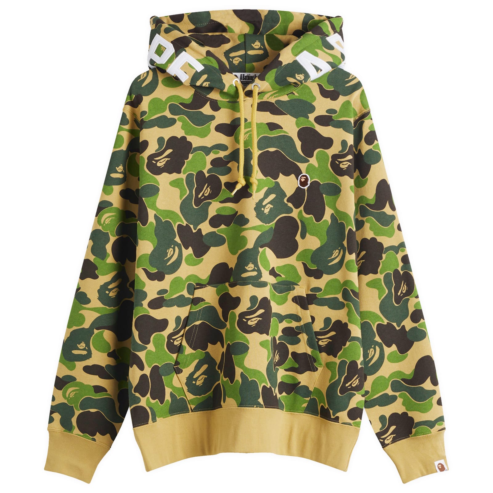 A Bathing Ape Men’s Abc Camo Pullover Hoodie Green