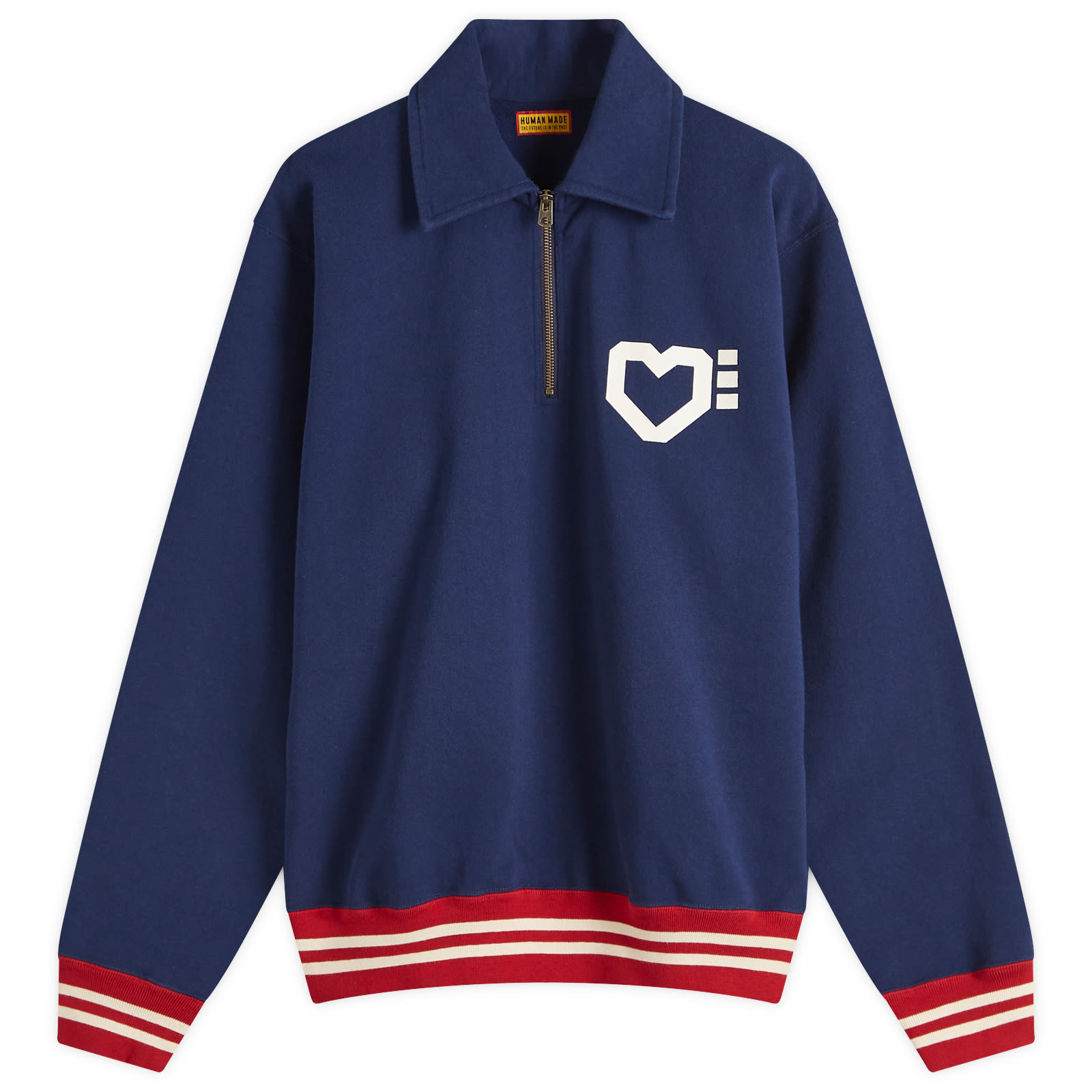 HUMAN MADE Half-Zip Pullover Navy 新品未開封 HUMAN MADE half-zip SWEATSHIRT – HUMAN MADE Inc.