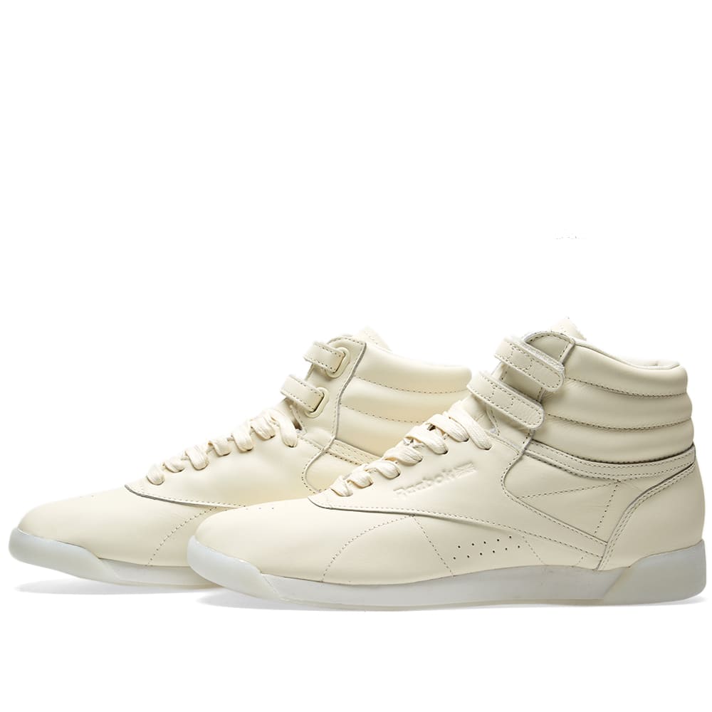 reebok freestyle beige