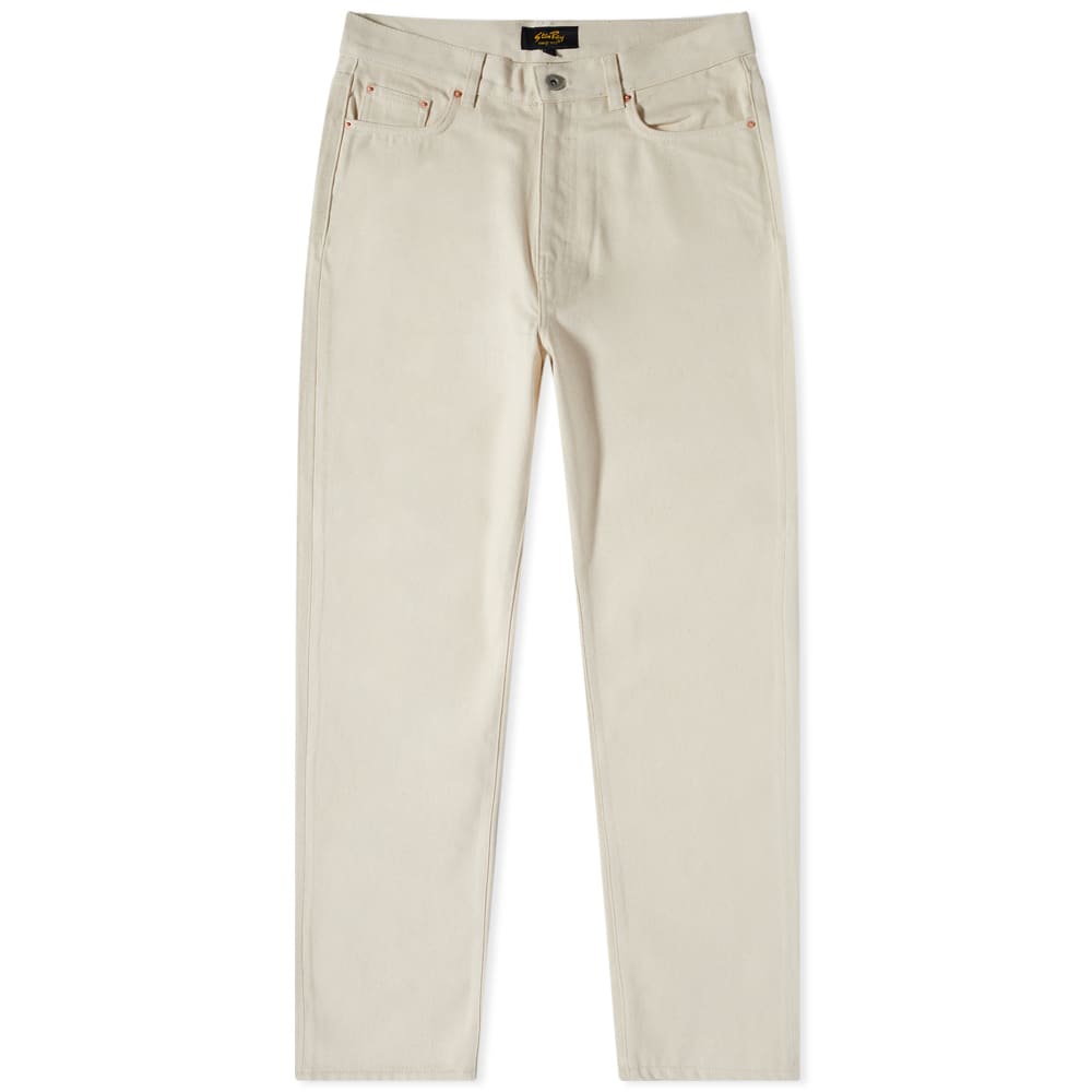 Pocket Tapered Jean Natural Bull Denim 