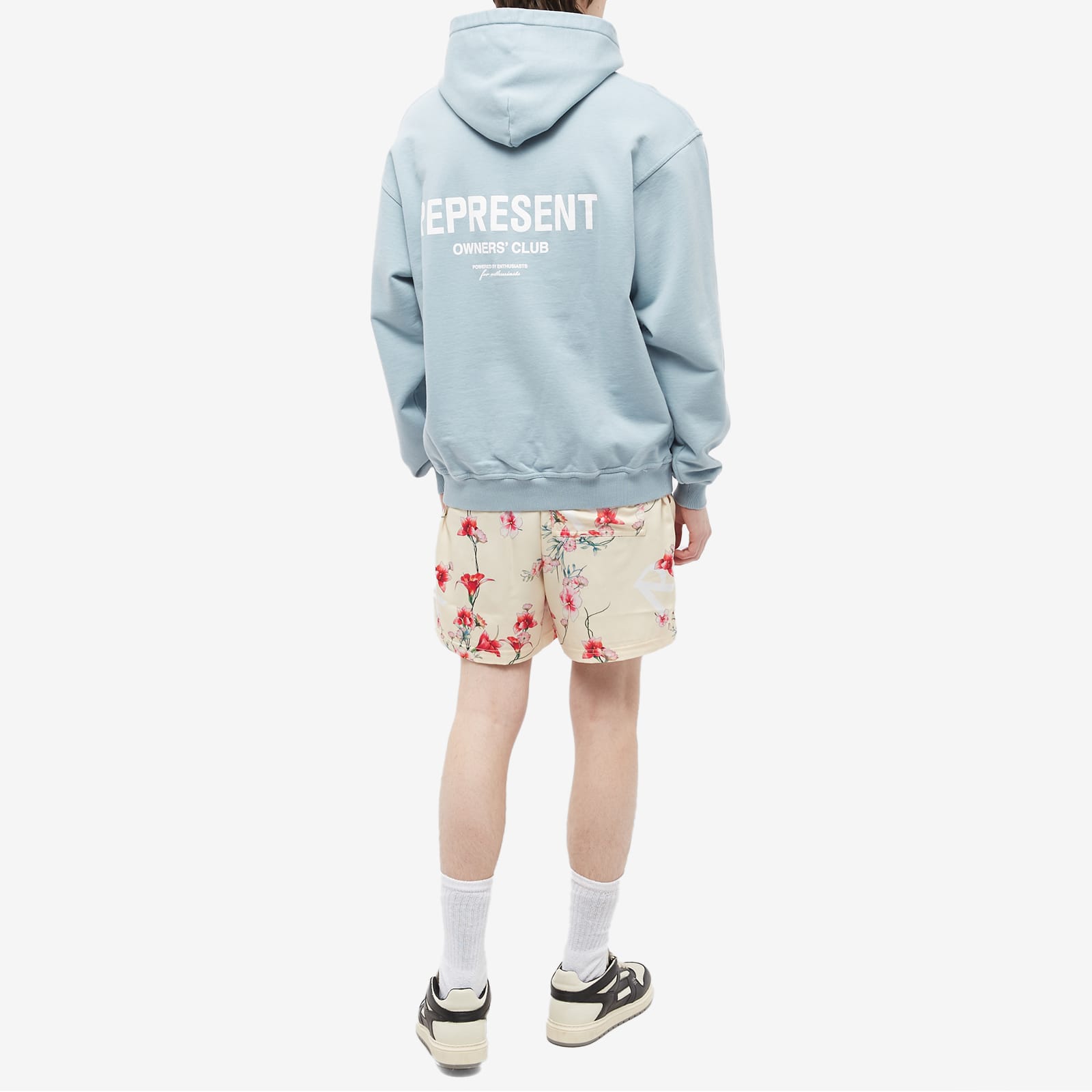Represent Owners Club Hoodie Baby Blue | END.
