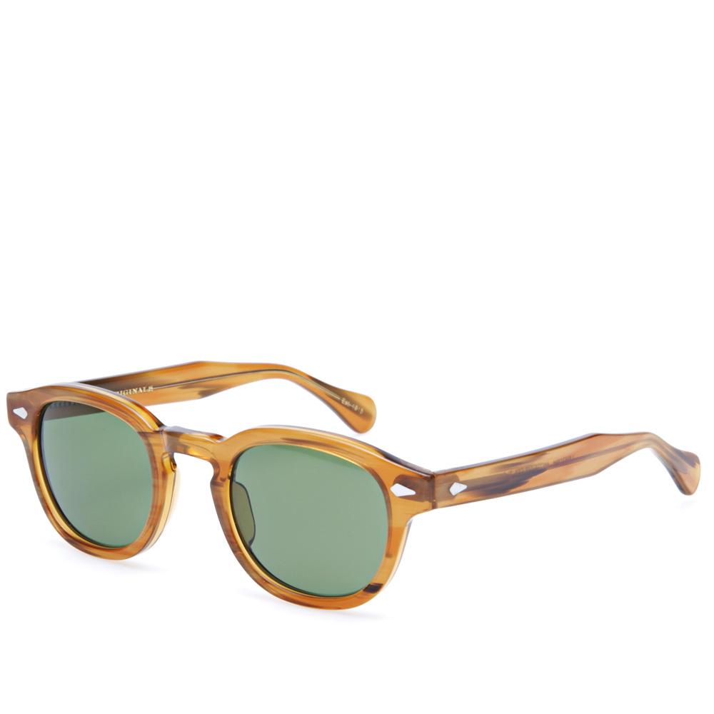 Moscot Lemtosh Sunglasses Blonde & Green Lenses | END. (US)