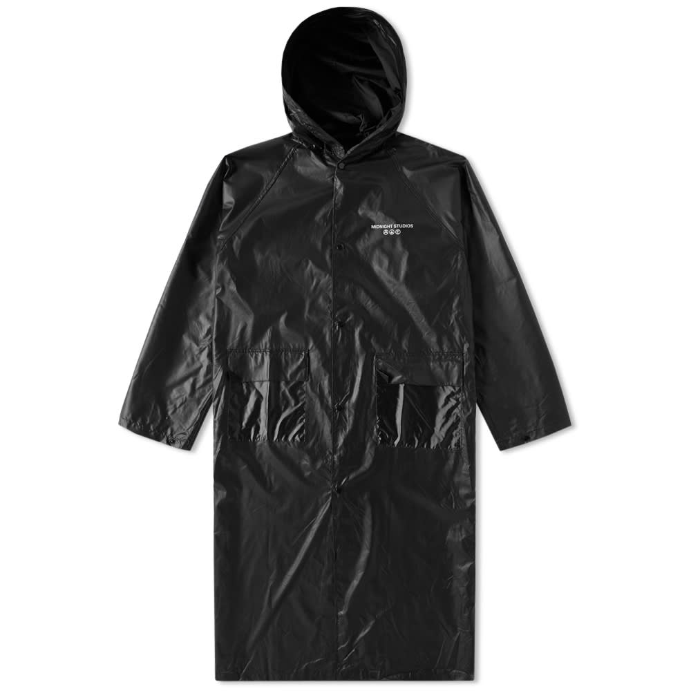 Midnight Studios Caution Rain Jacket Black END.