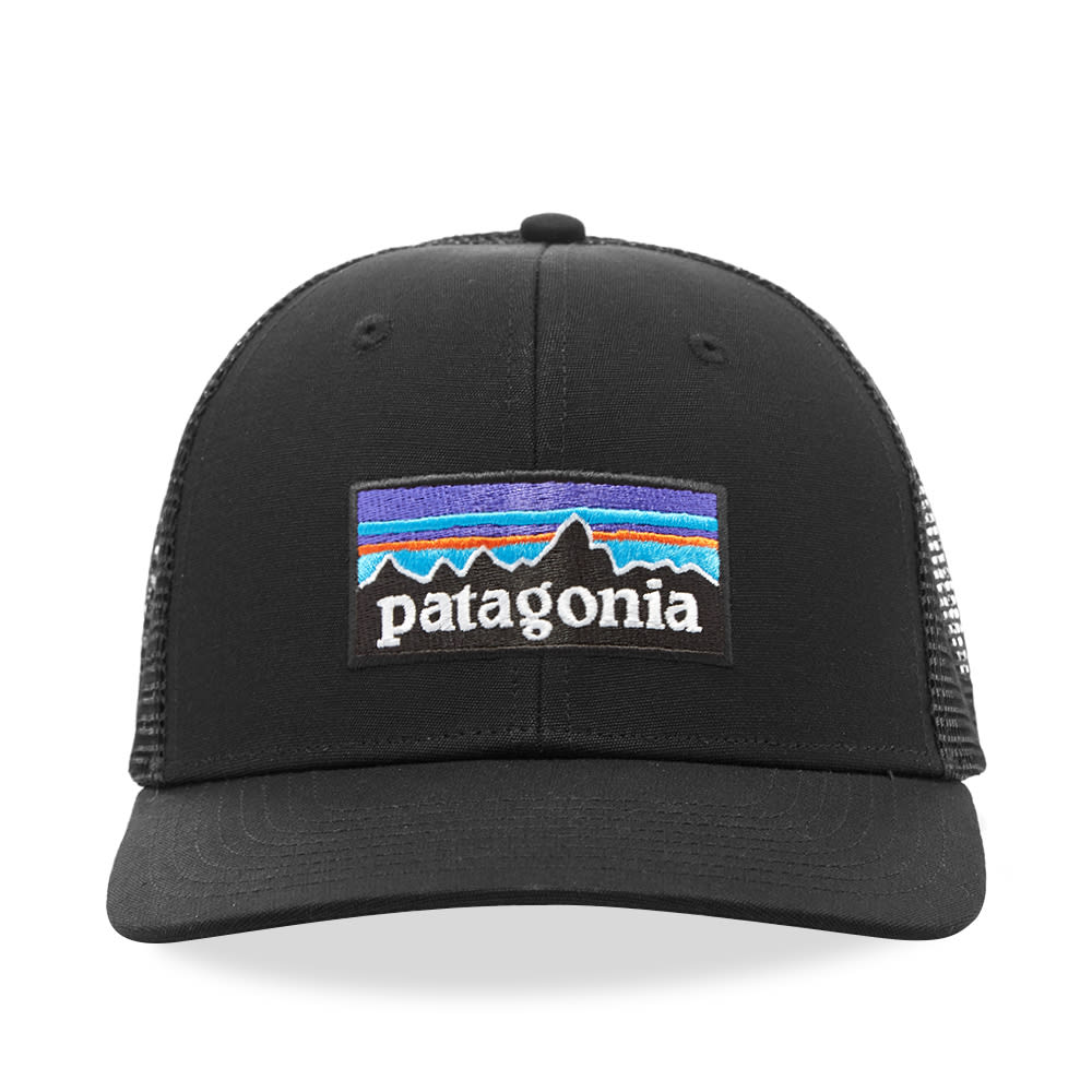 Patagonia P-6 Logo Trucker Cap Black | END.