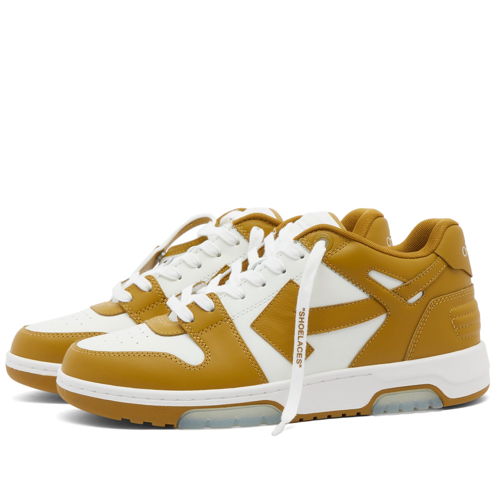 Off-White Women's White Out Of Office Calf Leather Sneakers Eu Size 39