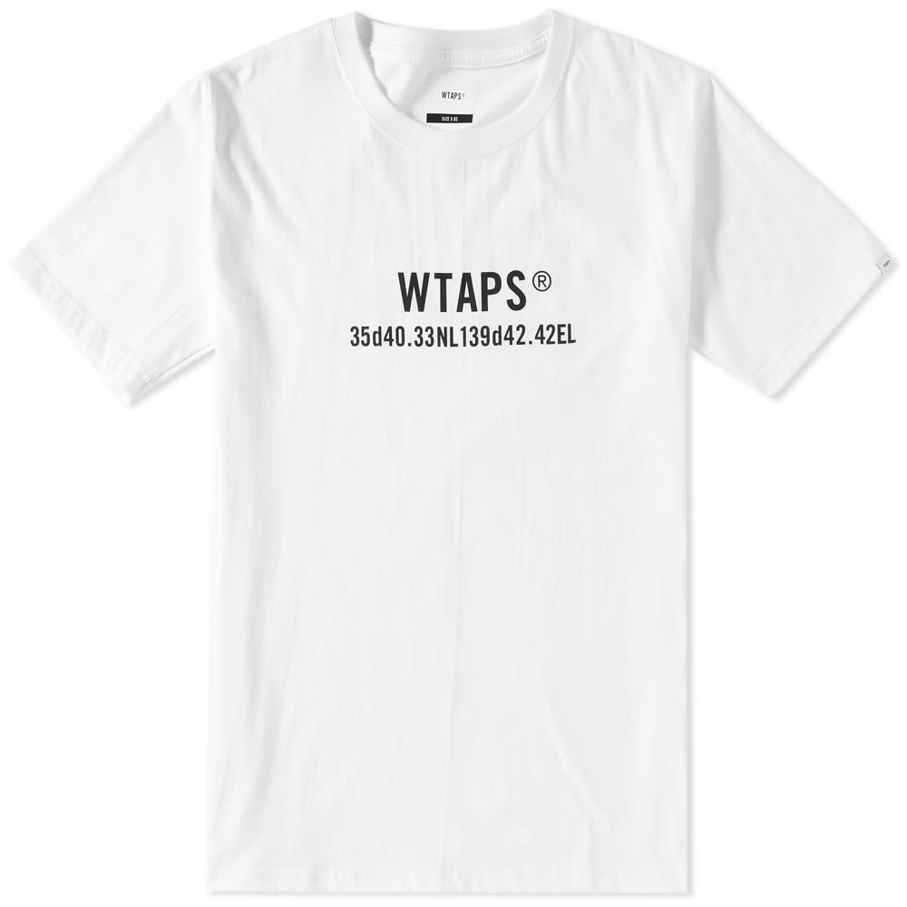 WTAPS GPS Tee White | END. (TW)