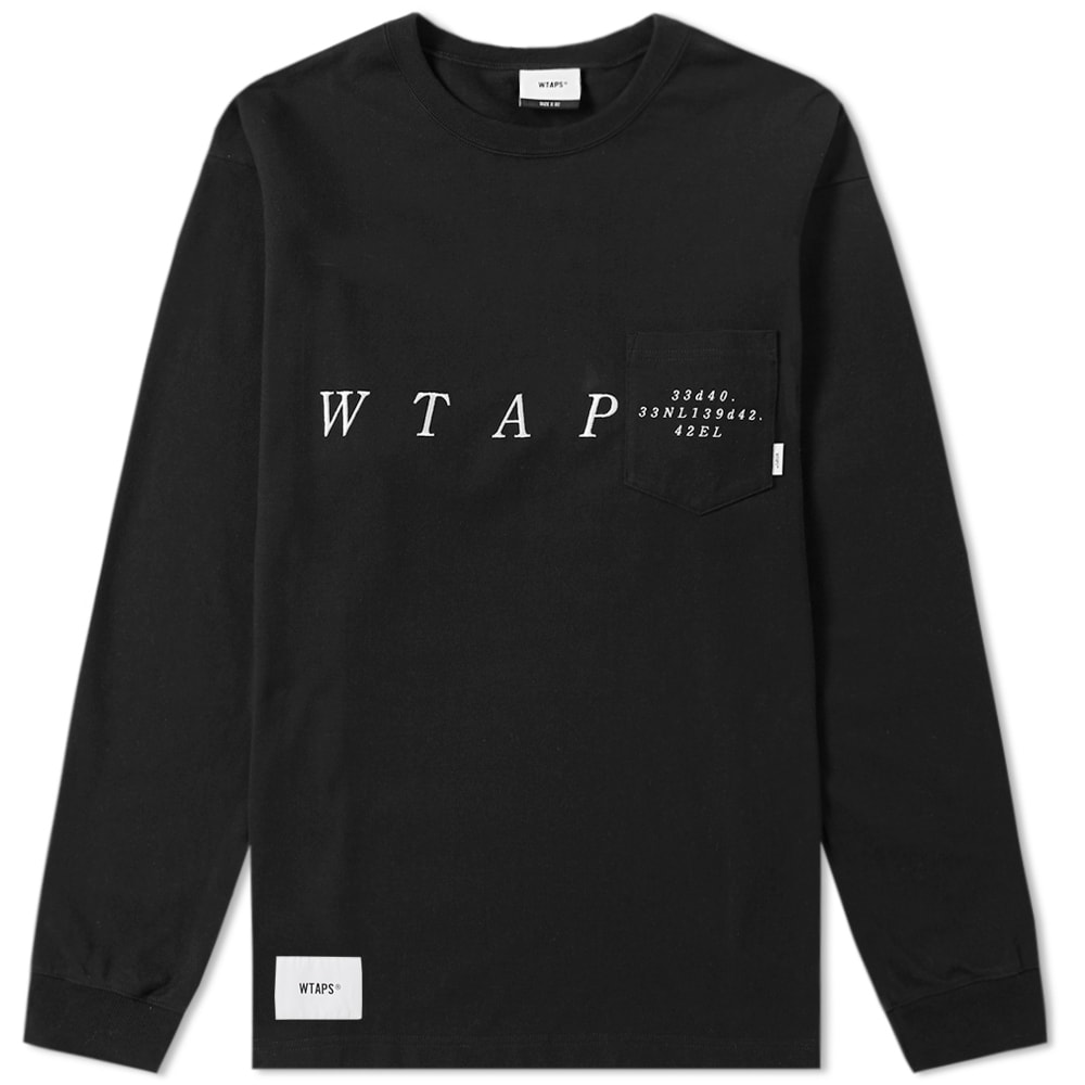 18ss wtaps BLANK LS SYSTEM TEE ポケット ロングスリーブ Tシャツ