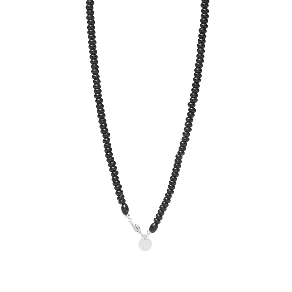 Neighborhood Stone beads Necklace Black 