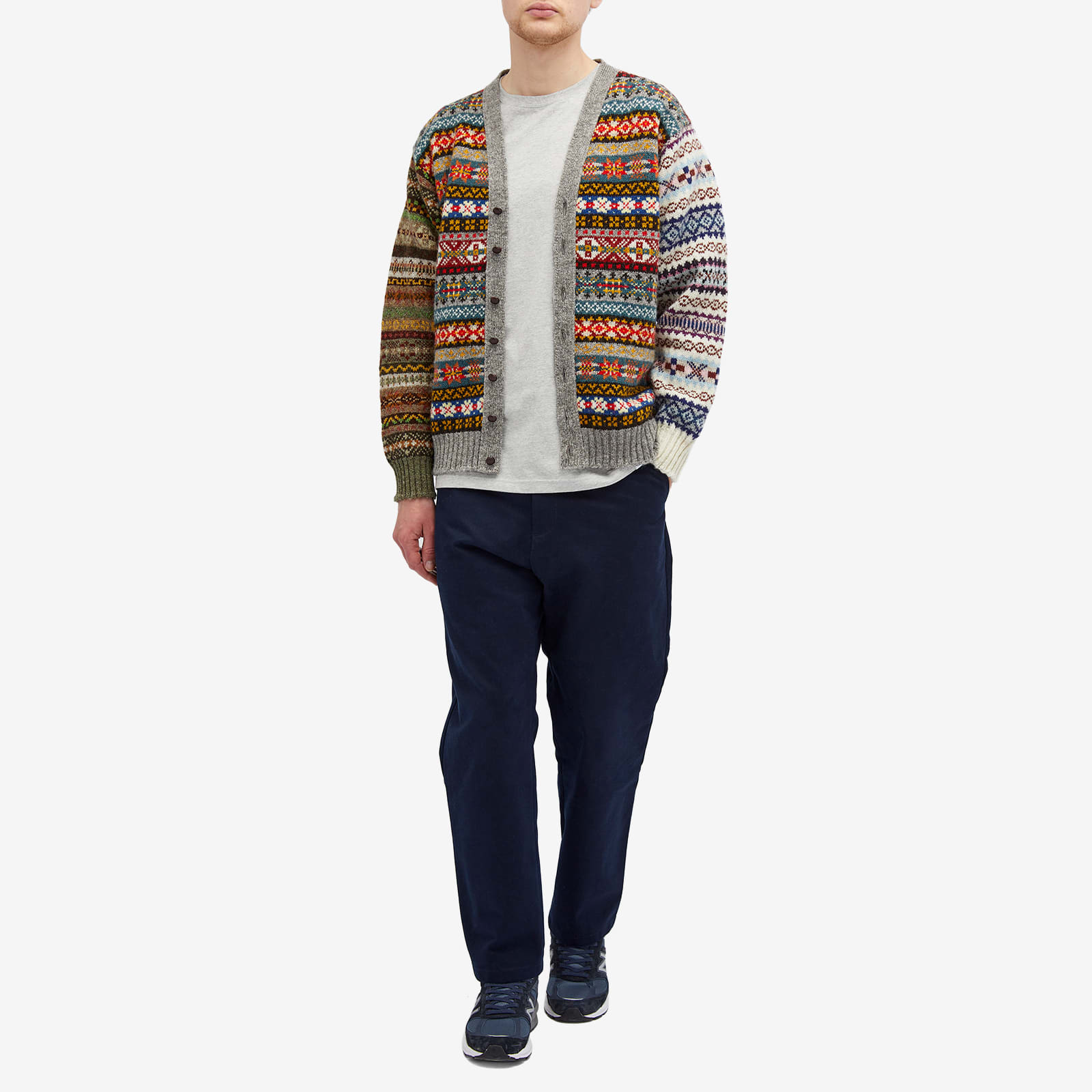 Shop Jamieson's of Shetland Fair Isle V-Neck Cardigan on Sale at