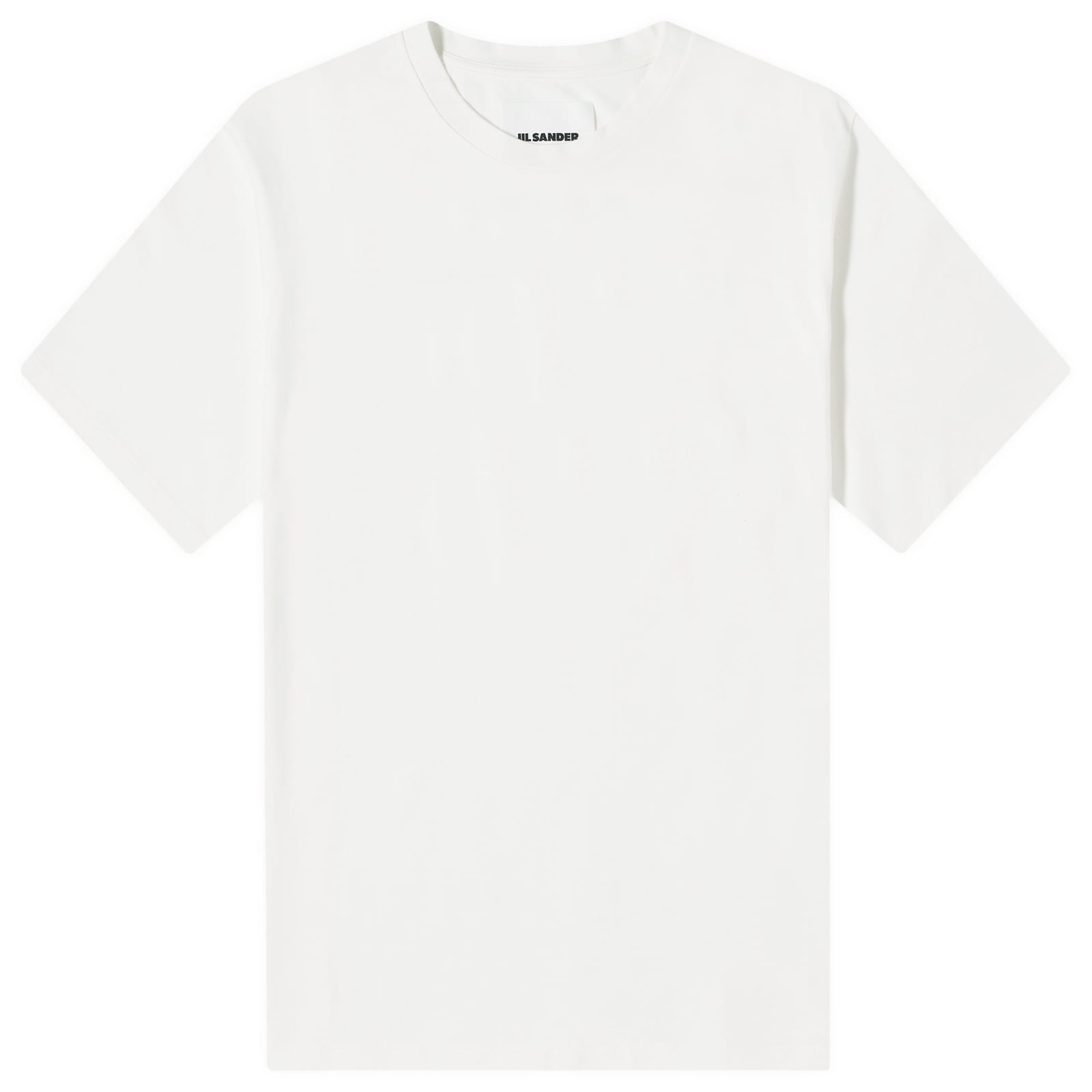 Tシャツ・カットソー Jil Sander SS24 T-SHIRT (J21GC0161.J46219 104 COCONUT) Jil Sander Back Logo T-Shirt Coconut | END. (US)