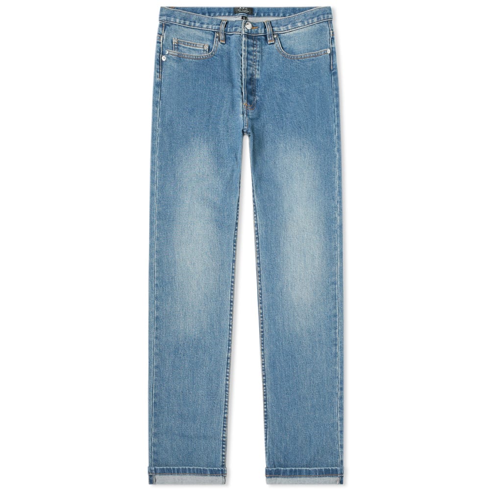 A.P.C. New Standard Jean Washed Indigo | END.