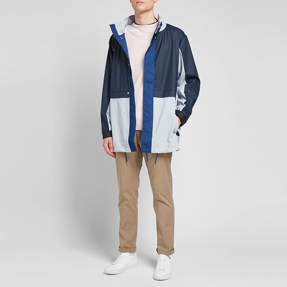 Rains colour block jacket clearance