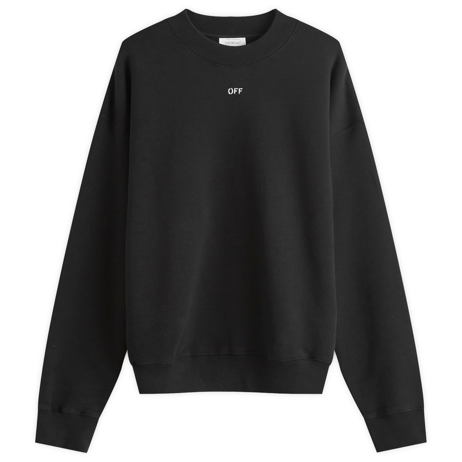 Off-White Stamp Crew Sweatshirt Black | END. (US)