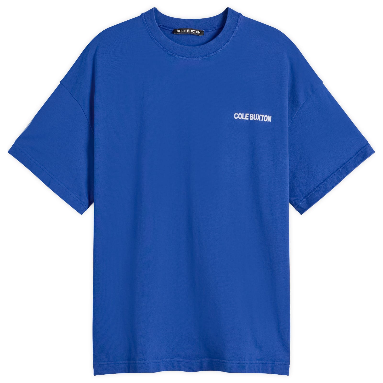 Cole Buxton — Cole Buxton Men's CB Sportswear T-Shirt in Cobalt Blue, Size X-Large