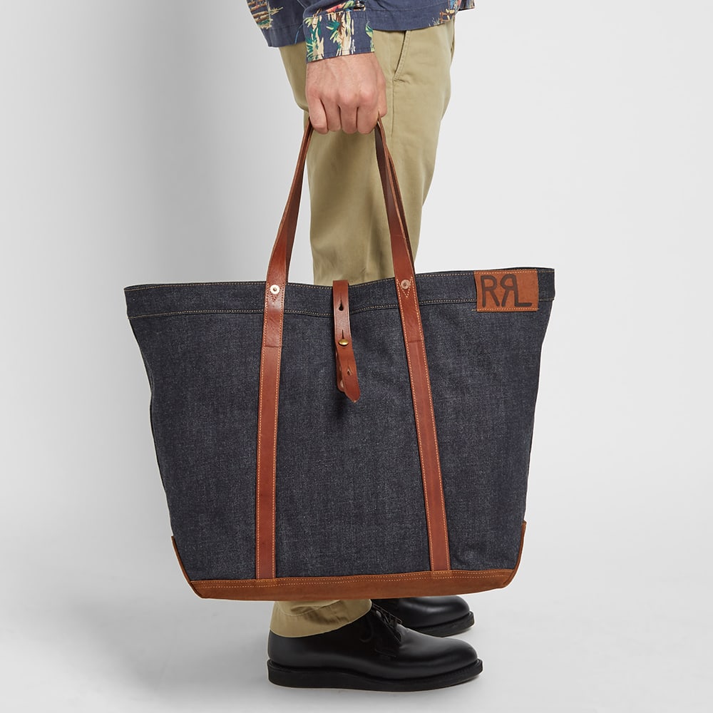 RRL Howard Tote Bag Indigo END.