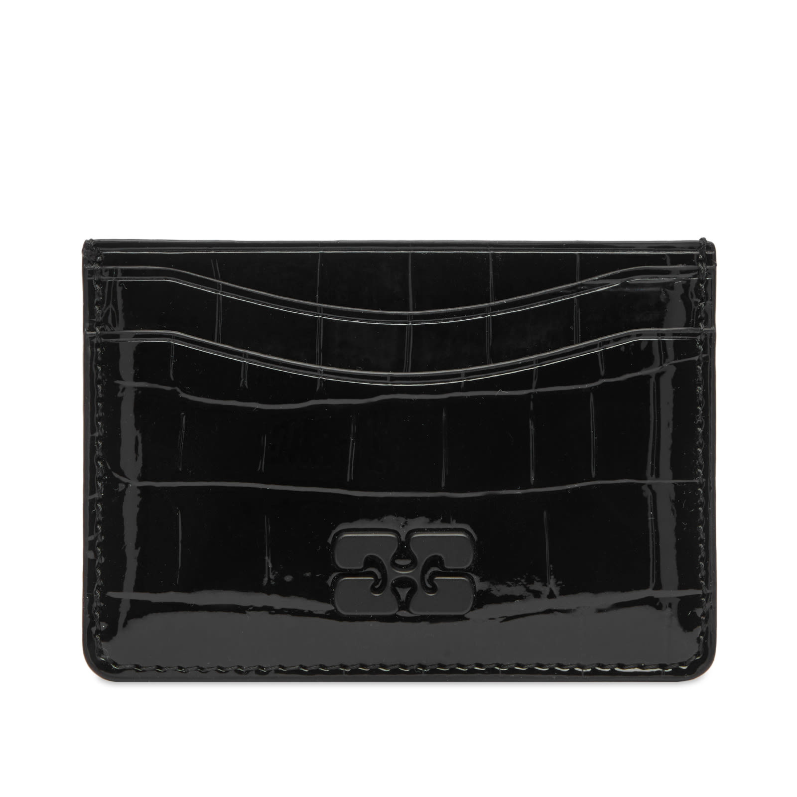 Ganni ◆Ganni Bou Card Holder Patent Croco 残りわずか】 A6542_5898_135_1.jpg?sw=2000