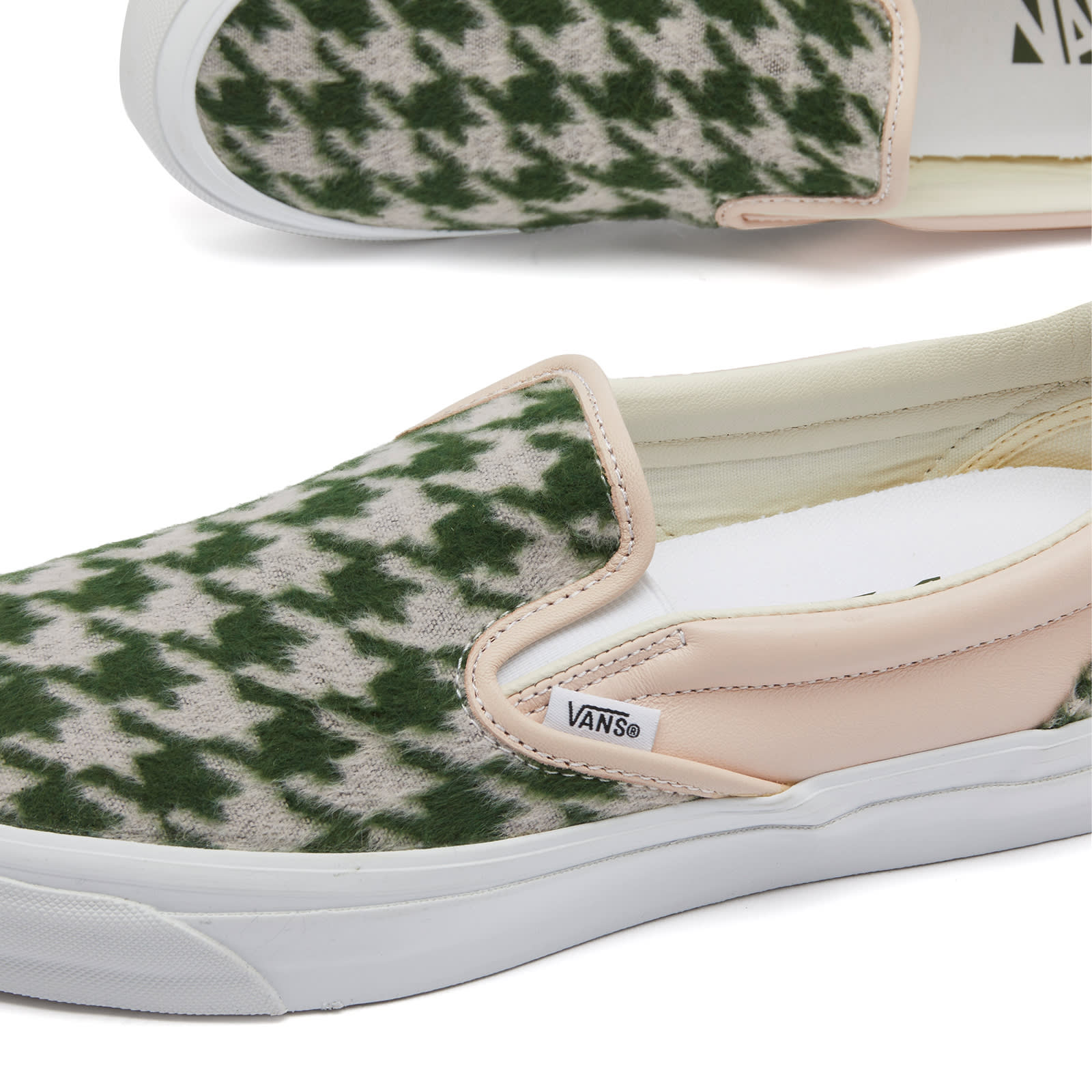 Vans Men's Slip-On Reissue 98 Lx Houndstooth Blush - Curated