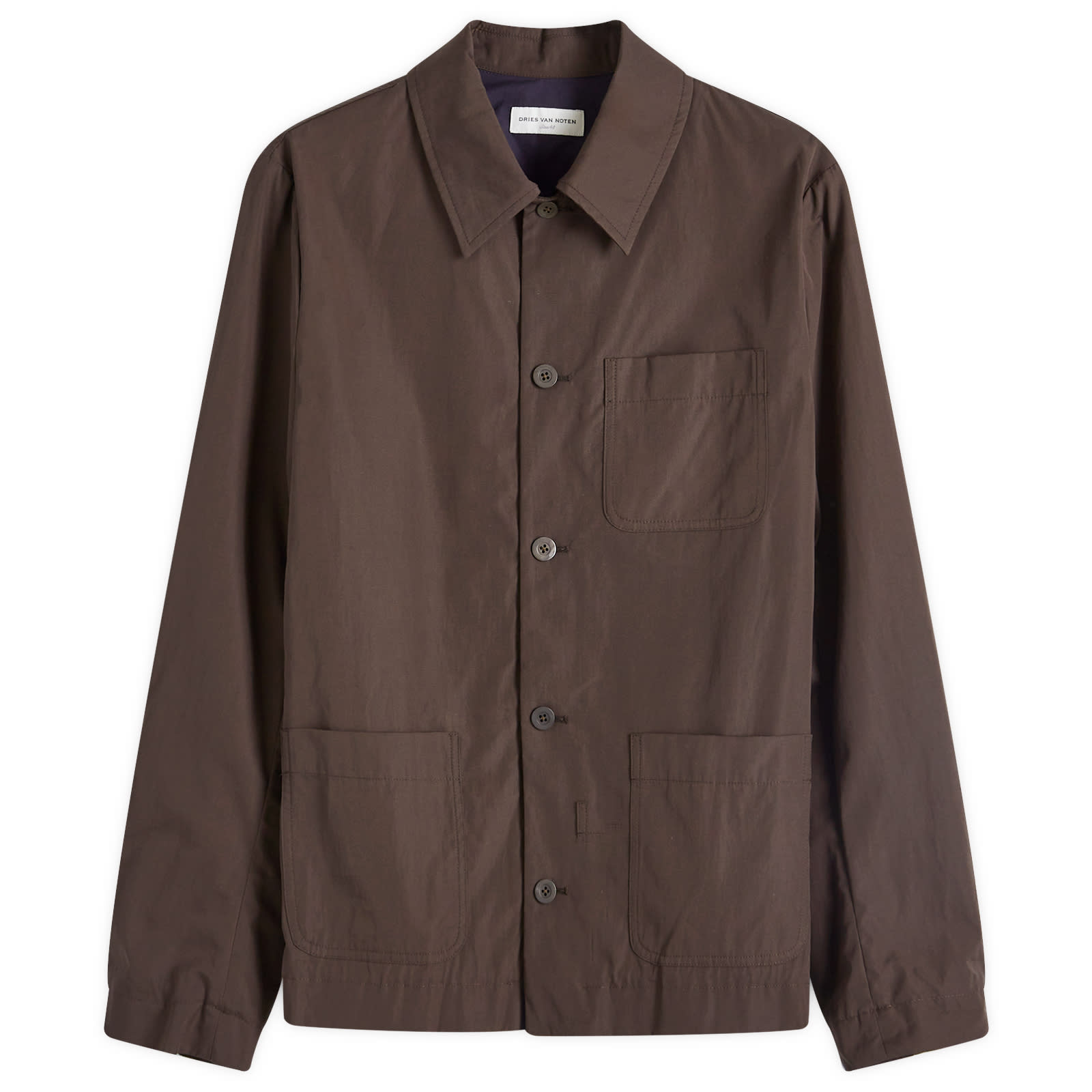 ジャケット・アウター Dries Van Noten Tielocken Cotton Jacket Printed cotton jacket - Spring-Summer Men | Dries Van Noten