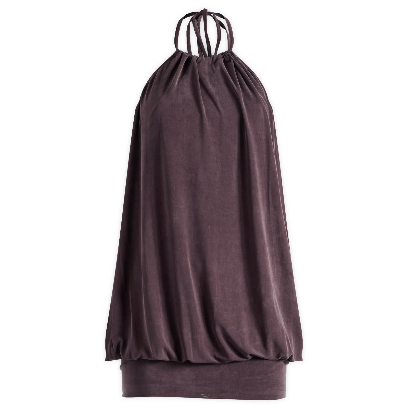 Peachy Den Women's Nia Kylie Balloon Dress in Chocolate, Size Small