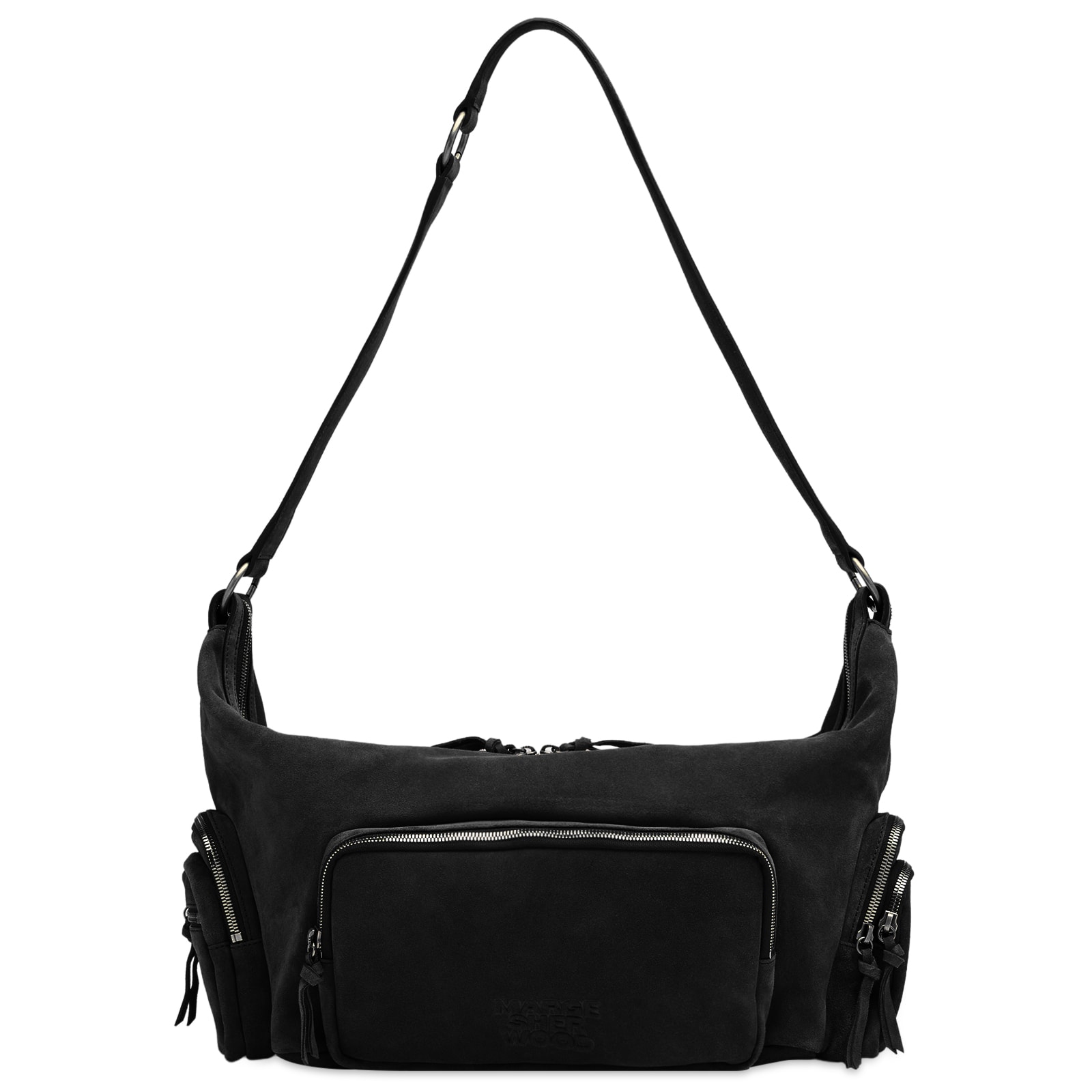 [Margesherwood ] / ☆ CITY HOBO EW / black suede MARGESHERWOOD City Hobo Ew Bag Black Suede | END. (US)