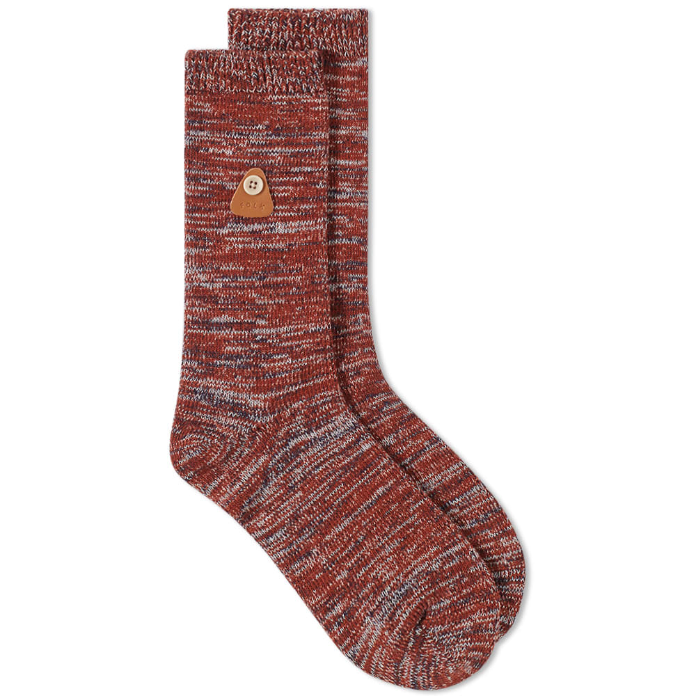 Folk Melange Sock Rust | END. (AR)