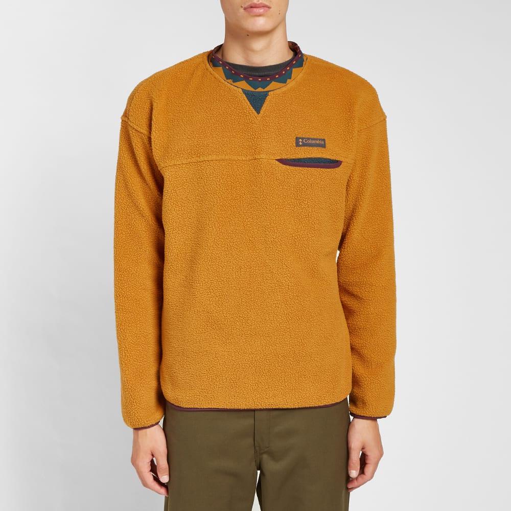 columbia fleece pullover with pockets