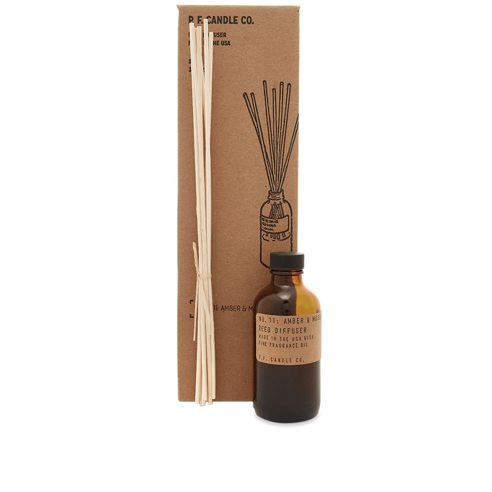 P.F. Candle Co No.11 Amber & Moss Reed Diffuser 3oz. END.