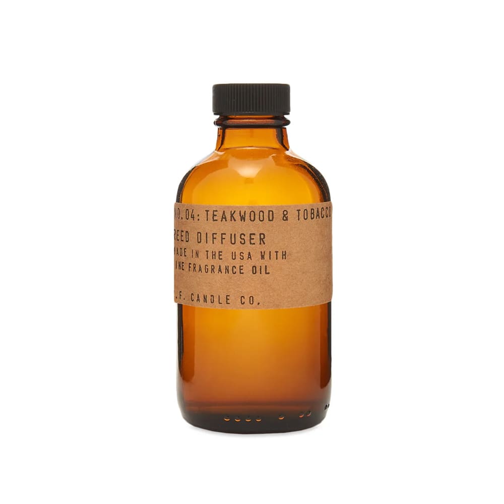 The heady bouquet of sage, moss and lavender laced through P.F. Candle Co’s Amber & Moss reed diffuser is designed to evoke the soft silence of precious weekends spent in mountaintop cabins. A piquant citrus accent is offered by the addition of orange while amber and musk richly underline the aroma. Presented in an apothecary-inspired bottle, the Topanga Canyon-conjuring fragrance is created in P.F.’s hometown of Los Angeles.

2-3 Month LongevityTop Notes: Moss & LavenderMid Notes: Sage, Lavandin & OrangeBase Notes: Amber & MuskMade in USA