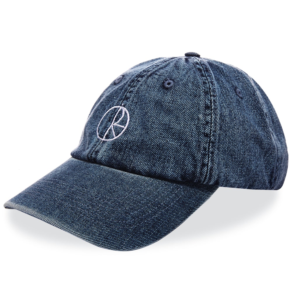 Bring Swedish skateboard style to your wardrobe with this acid-wash denim cap from Polar Skate Co.. Truly effortless, the dark blue accessory has been styled with a ‘dad’ fit and unstructured six-panel canvas, ensuring comfortable wear and offering a skate-ready finish.  
 
100% Cotton 
6-Panels 
Curved Brim 
Embroidered Eyelets 
Embroidered Branding 
Adjustable Back Tab