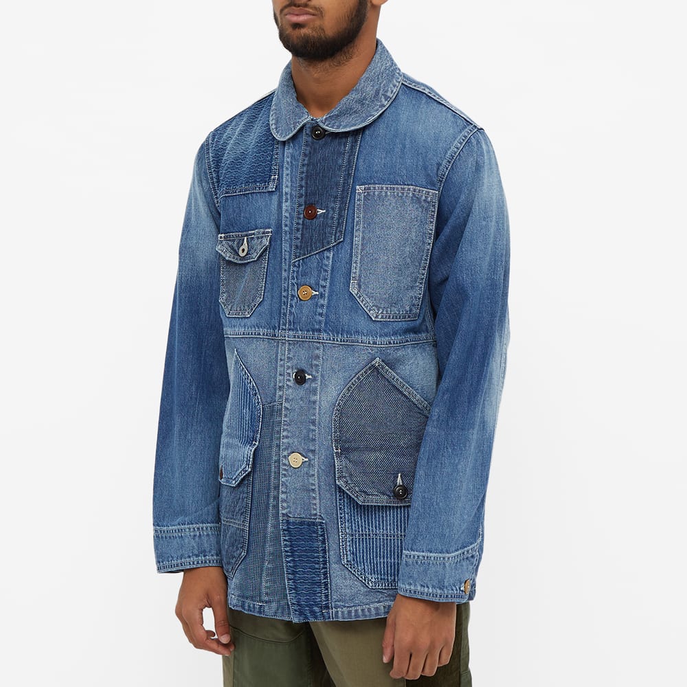 FDMTL Patchwork Coverall Jacket 【SALE/37%OFF】 PATCHWORK COVERALL JACKET RINSE INDIGO Gジャン/デニムジャケット