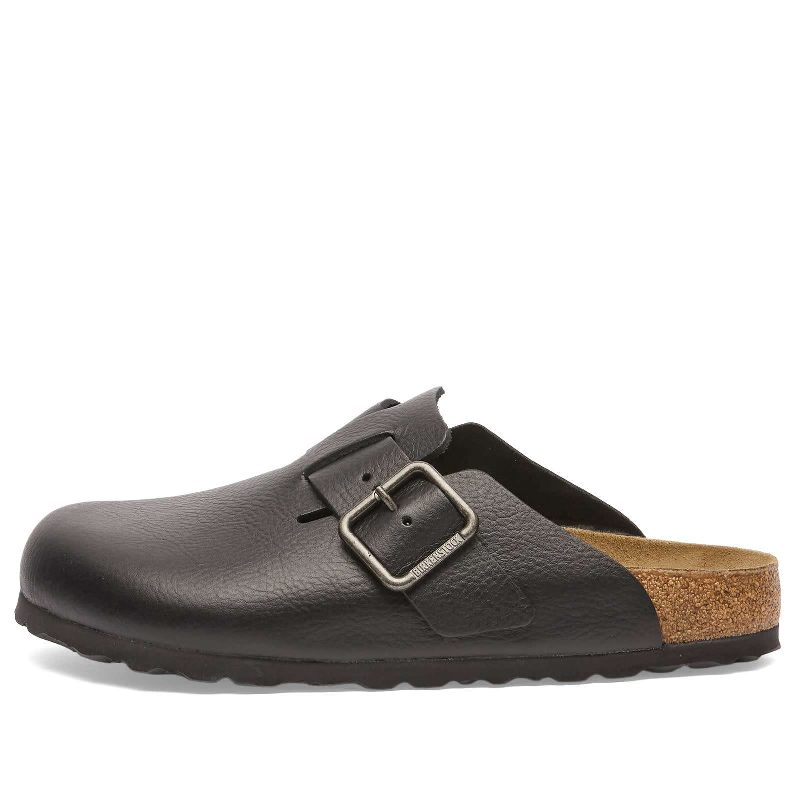 Birkenstock Men's Boston Black Vintage Wood - 1030691