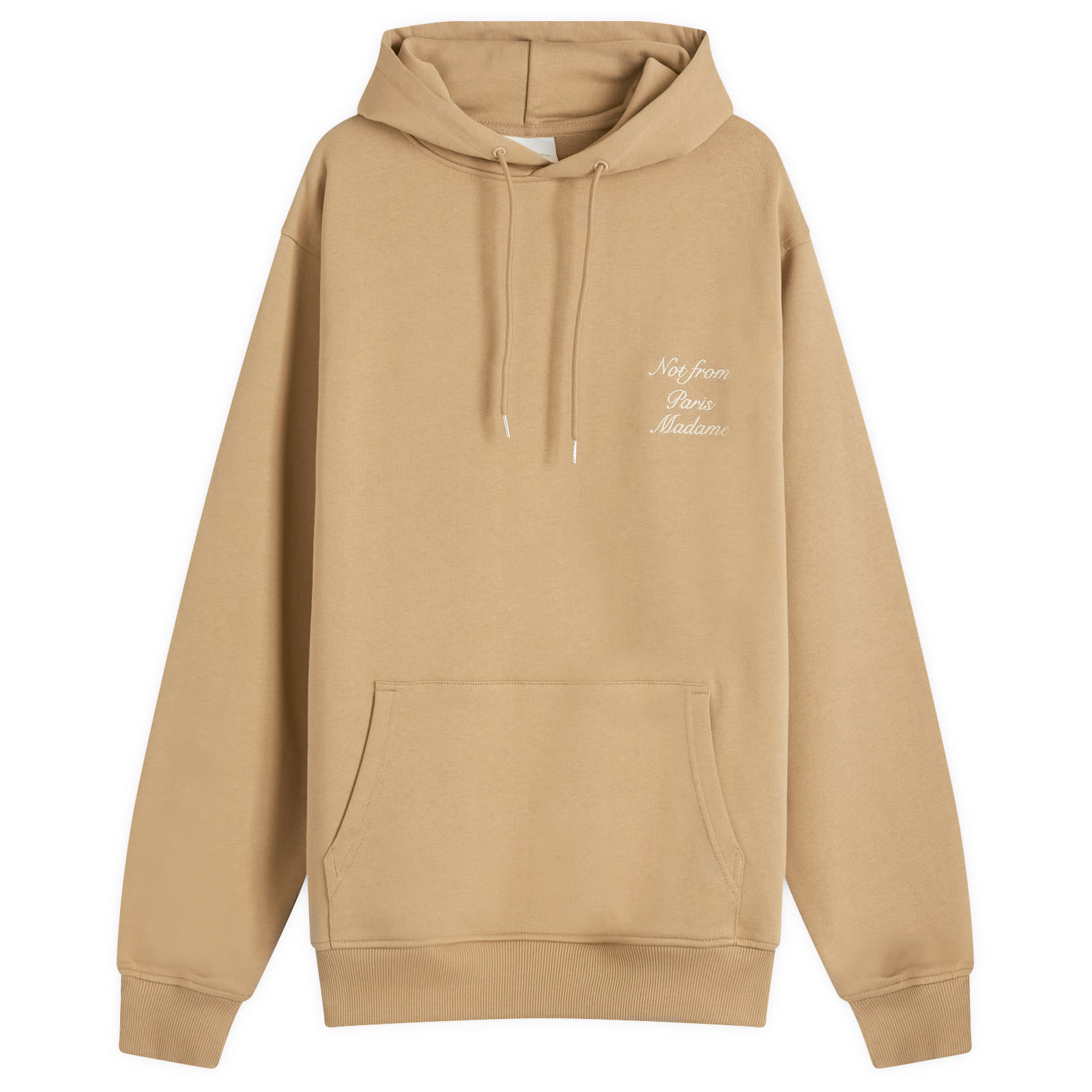 パーカー・フーディ DROLE DE MONSIEUR Men T Shirts EHO168CO127 IBN brown Drôle de Monsieur Not From Paris Madame Calligraphy Hoodie