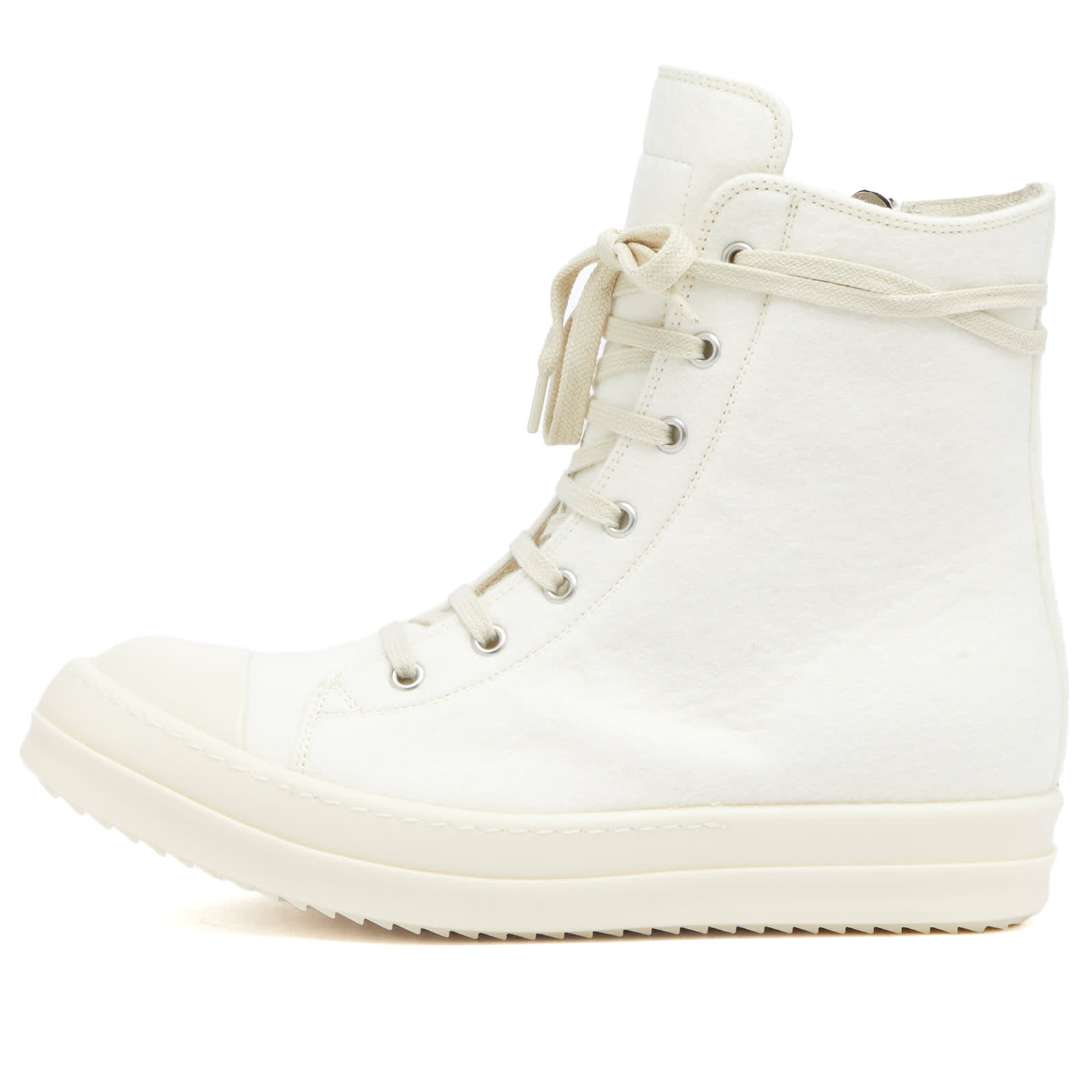 24PF new/RICK OWENS ハイトップスニーカー Sneakers White Rick Owens Hi Top Sneakers Milk | END. (CA)