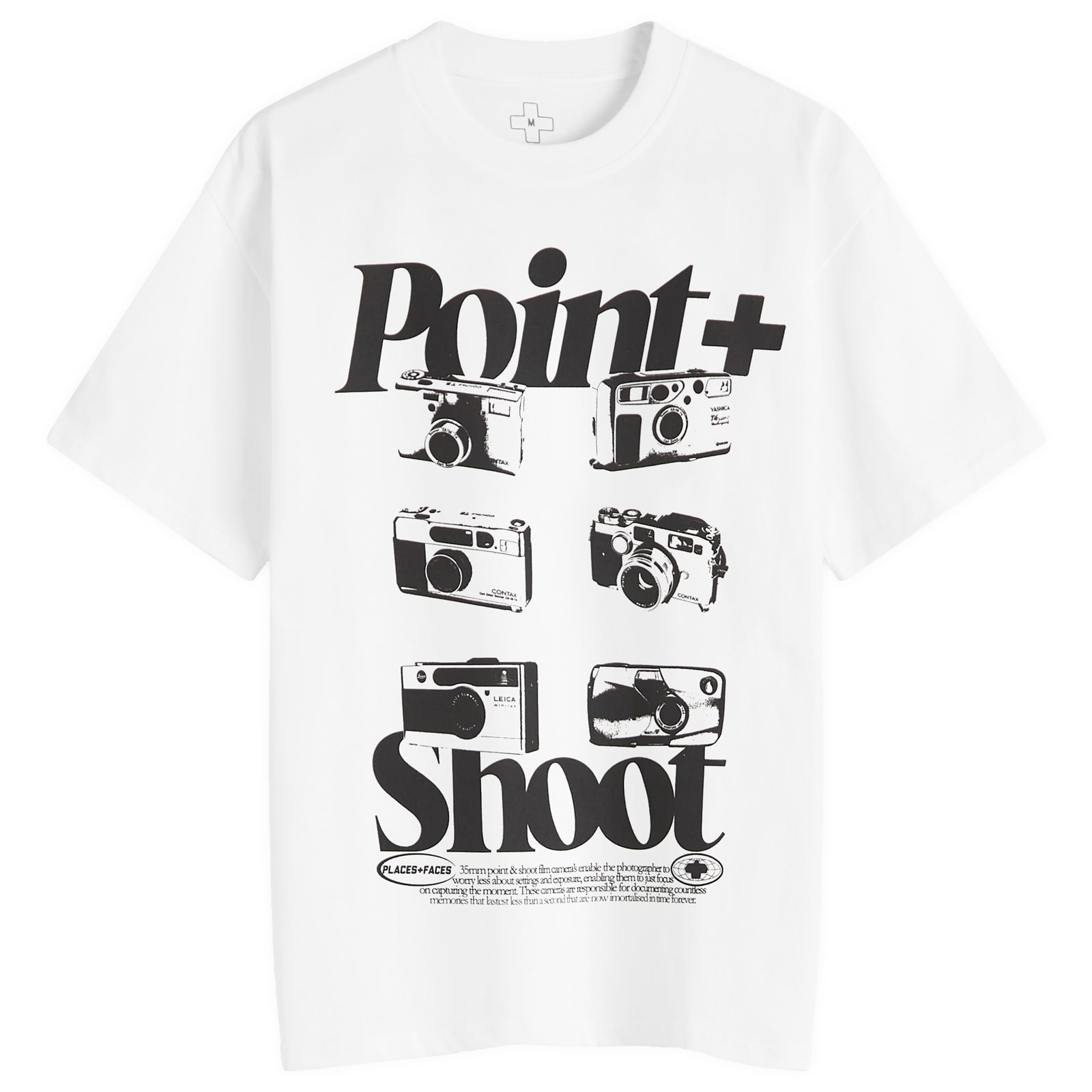 PLACES+FACES Point + Shoot TShirt White END. (GB)