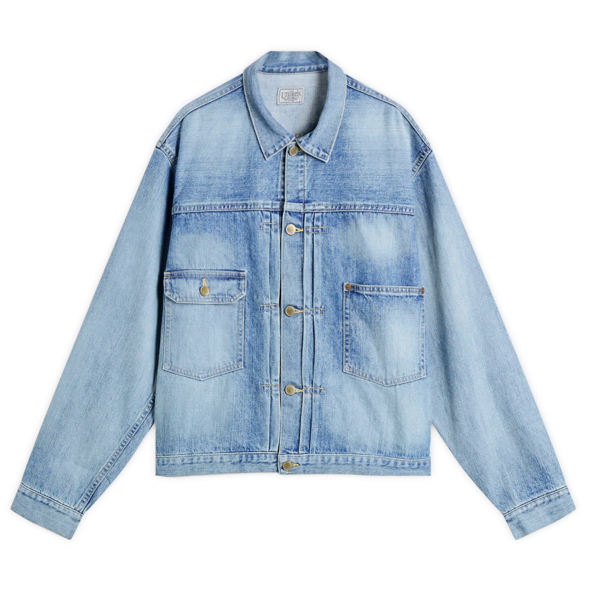 Unlikely Dry Goods Men’s Time Travel Trucker Jacket Vintage Indigo 1977 Wash