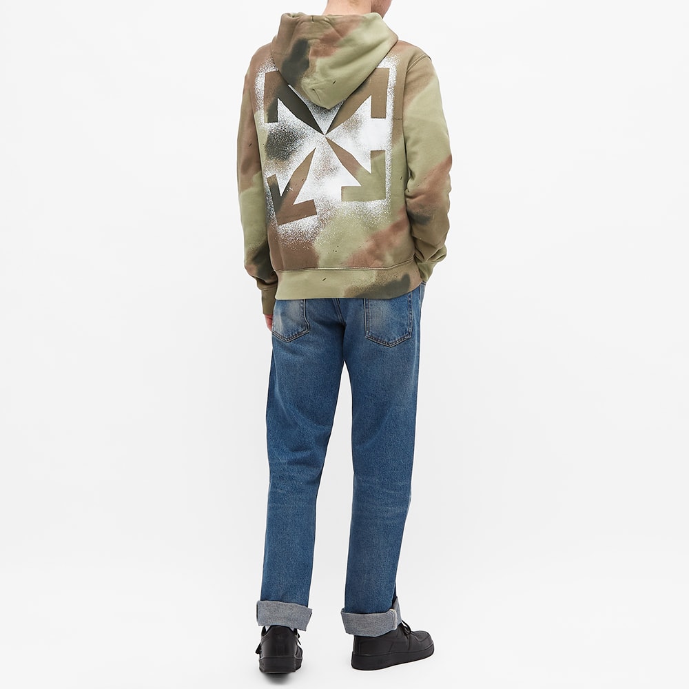 White Camo Stencil Popover Hoody Camo 