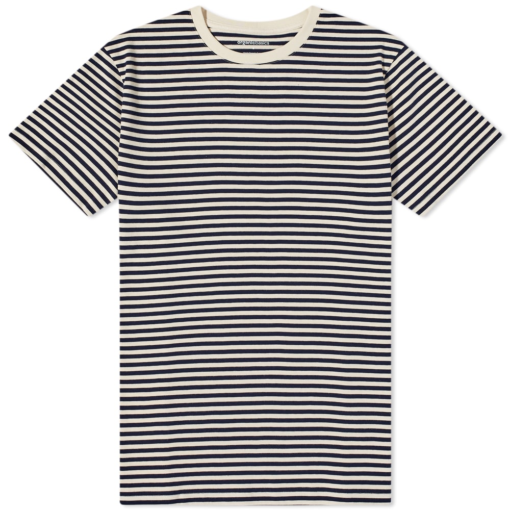 Organic Basics Organic Cotton TShirt NvyStrp END.