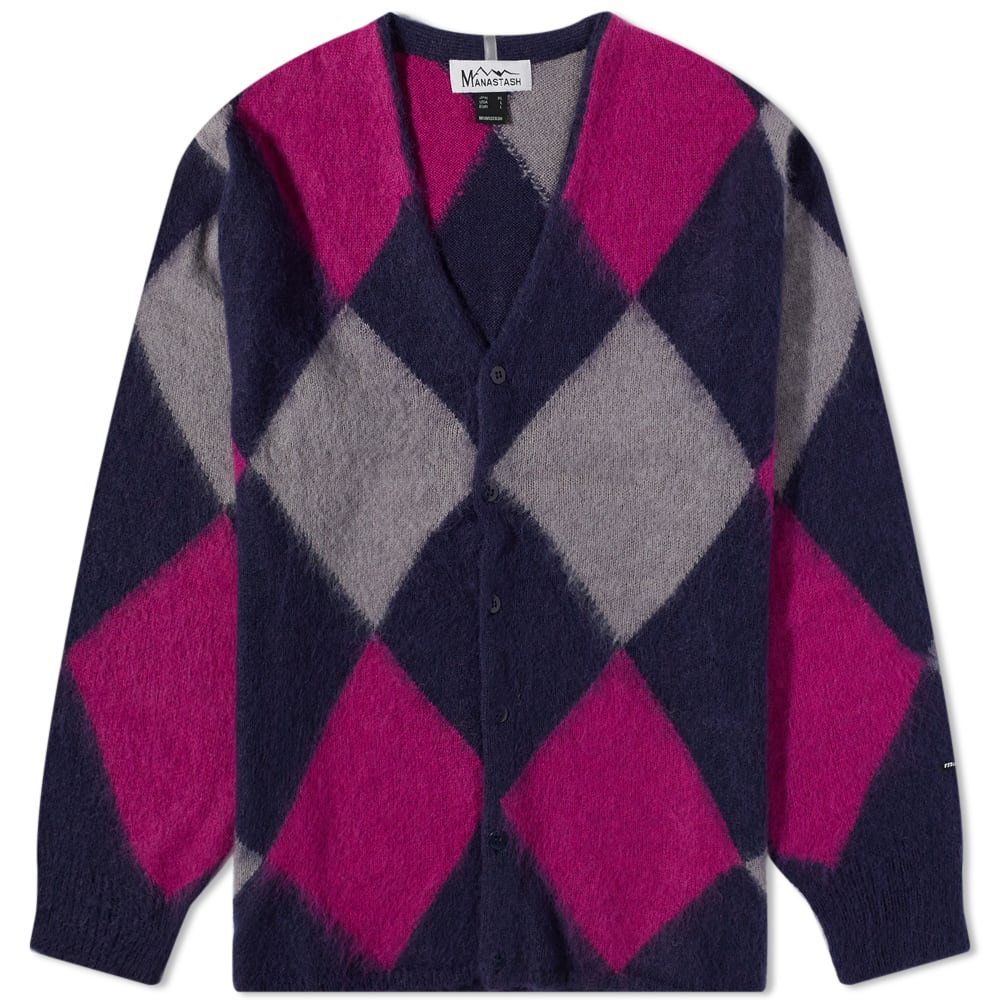 Manastash Aberdeen Argyle Cardigan Navy END. (KR)