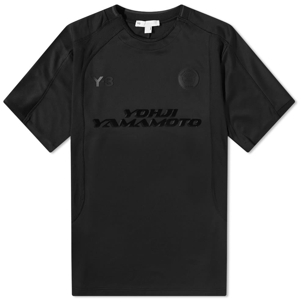 Y3 Football Logo TShirt Black END. (US)