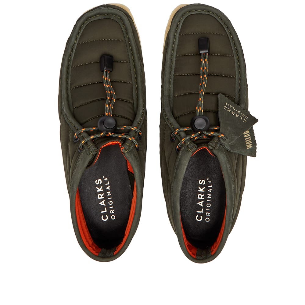 clarks quilted wallabees