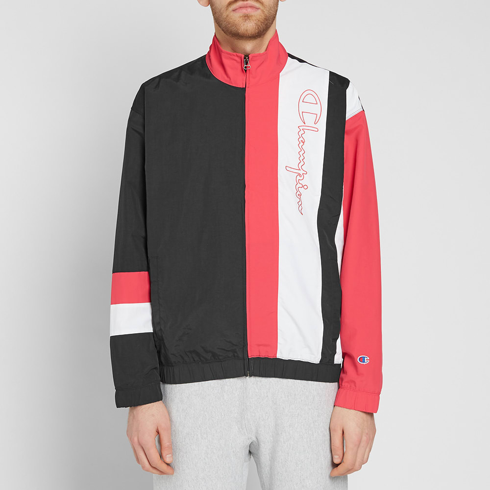 champion reverse weave colour block track top