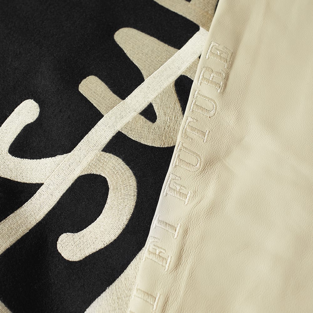 Ksubi King Letterman Varsity Jacket Black & Cream | END.
