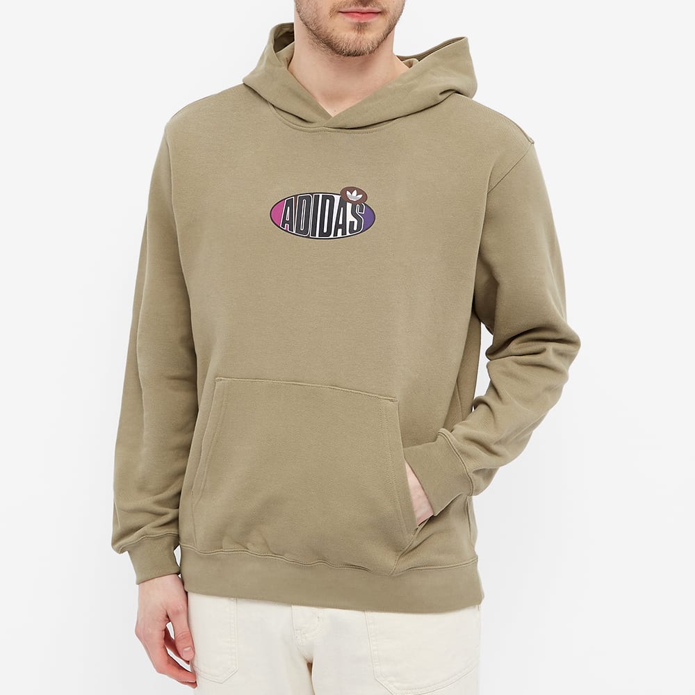 Adidas Trefoil Area 33 Hoody Orbit Green | END. (CA)