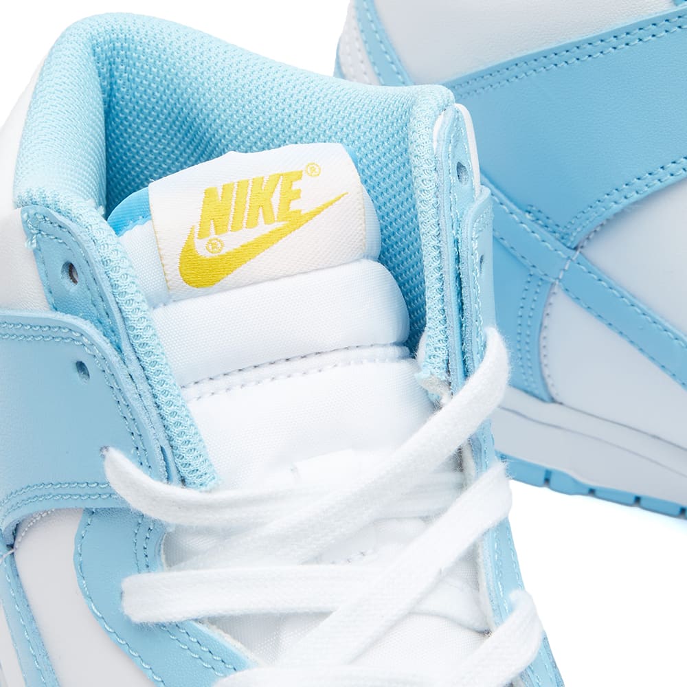 Nike Dunk Hi Retro Blue Chill, White & Amarillo | END. (ES)