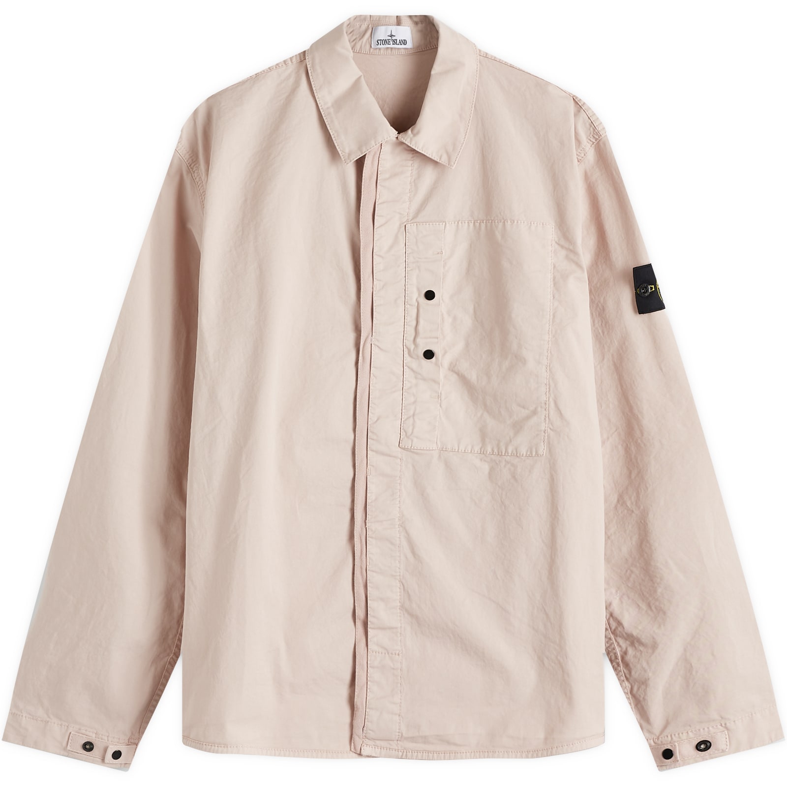 Stone Island Men's Supima Cotton Twill Stretch-TC Button Shirt