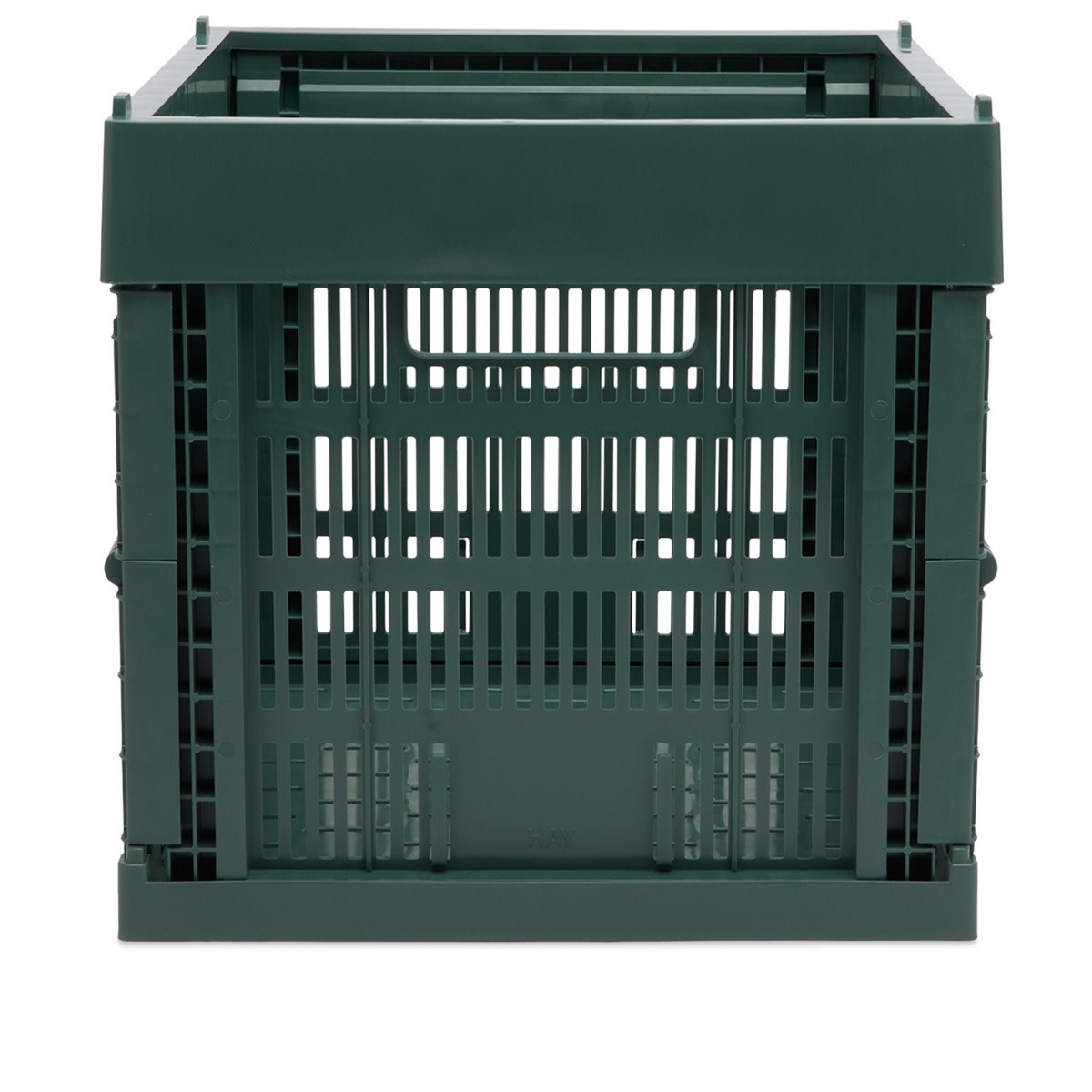 Hay Unisex Dark Green Cube Recycled Colour Crate