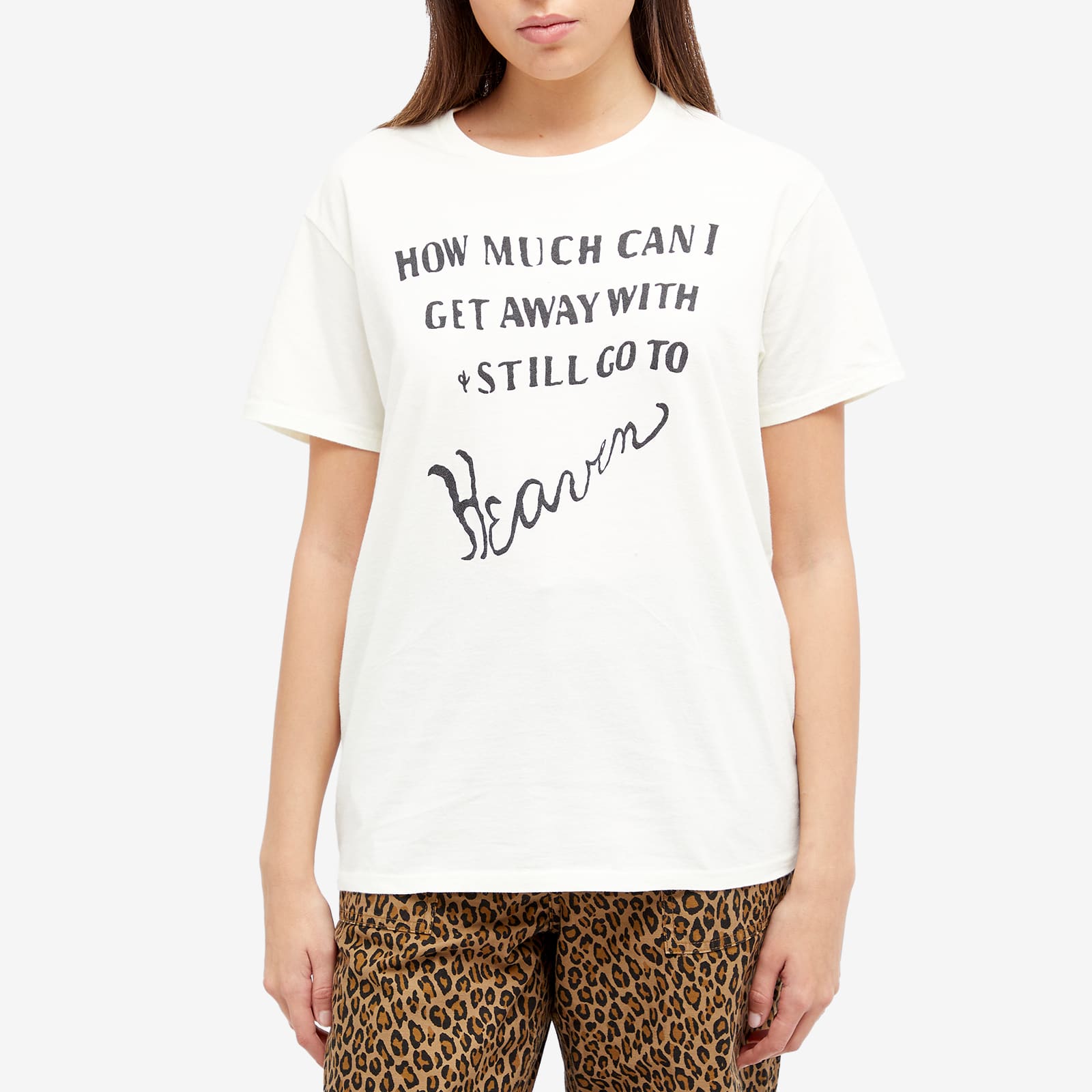 アールサーティーン How Much Can I Get Away With Boy T R13 How Much Can I Get Away With Boy T Ecru | END. (US)
