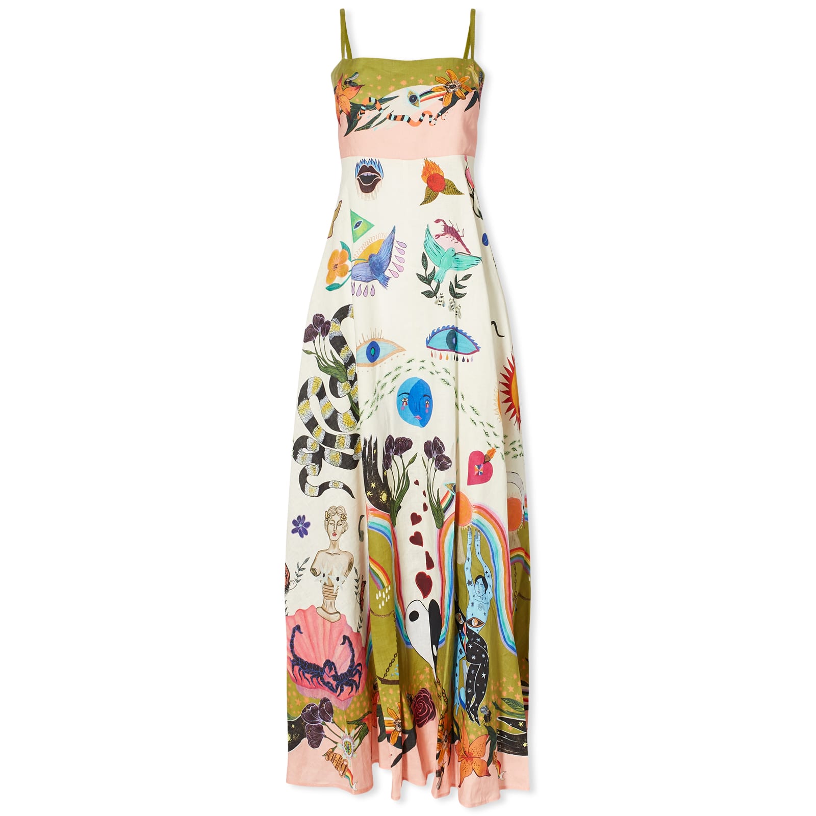 Evergreen Sundress In Multi main image 0